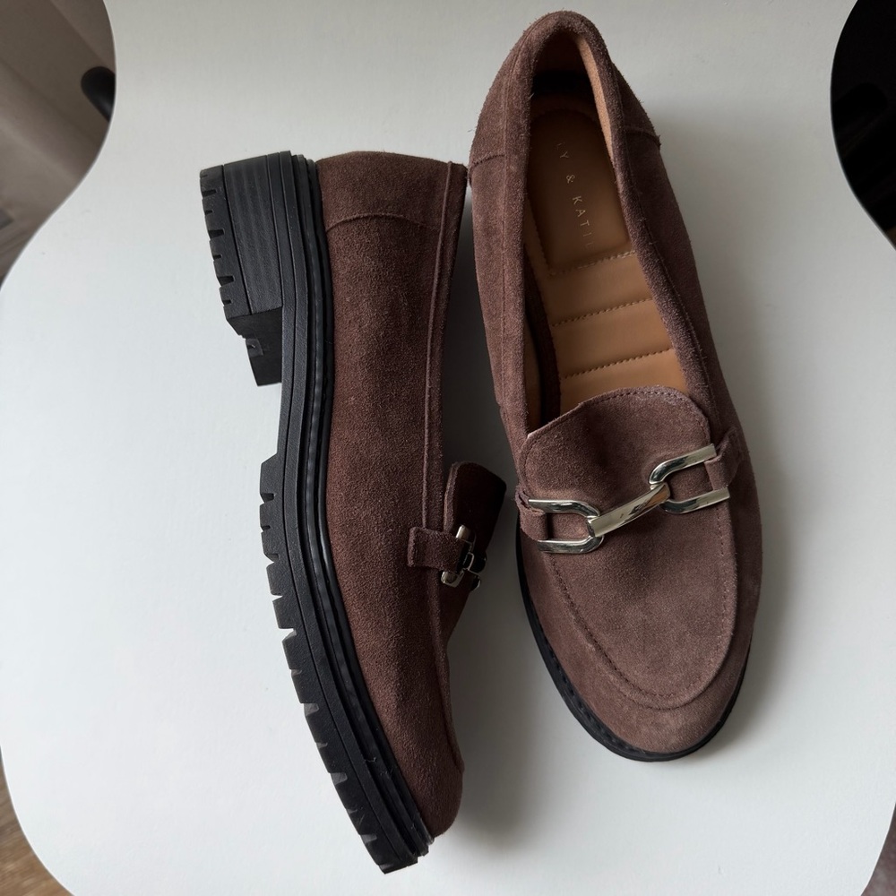 Kelly and Katie Faux Suede Loafers - Picture 2 of 4